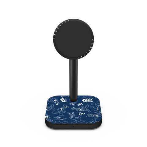 Donald Duck Medley Pattern PowerThru 2-in-1 Charging Stand