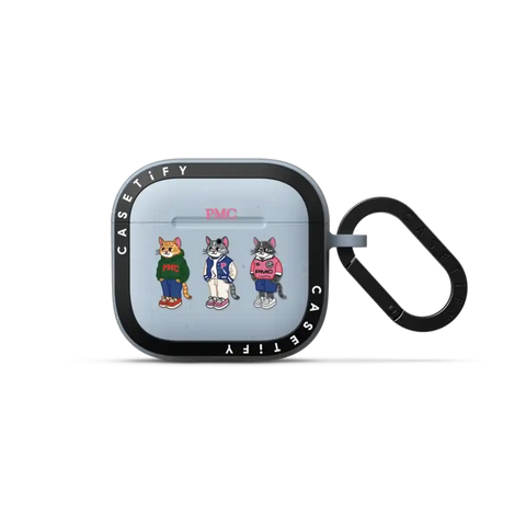 College Cat Earbuds Case