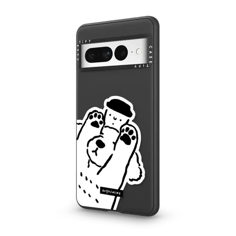 DOG LOVES COFFEE