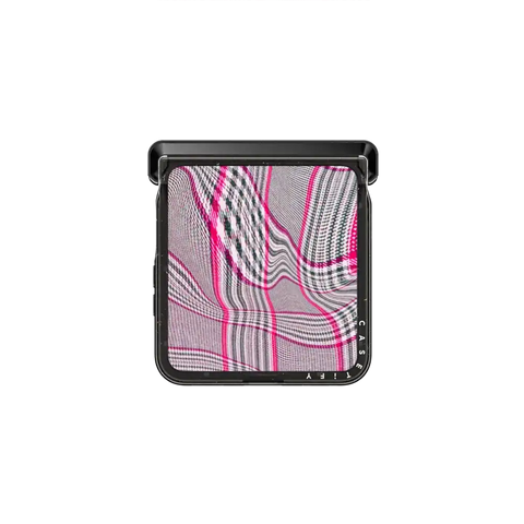 Distorted Plaid - Pink