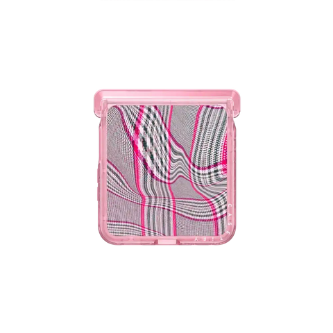 Distorted Plaid - Pink