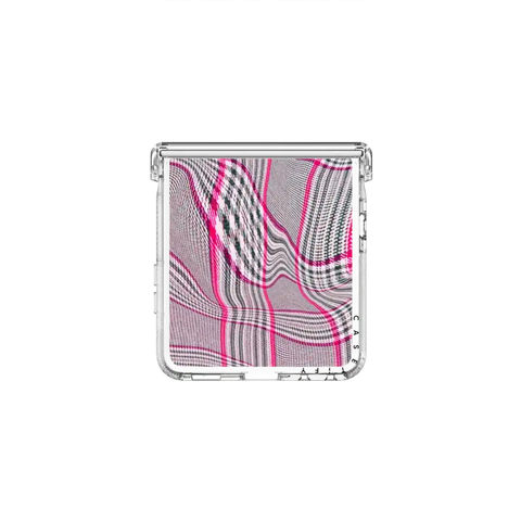 Distorted Plaid - Pink