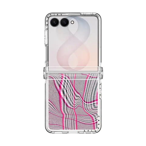 Distorted Plaid - Pink