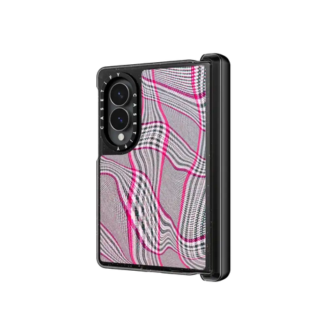 Distorted Plaid - Pink