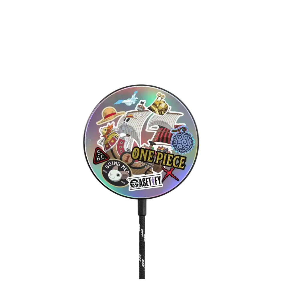 ONE PIECE 25th Straw Hat Crew Sticker Magnetic Wireless Charger