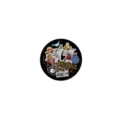 ONE PIECE 25th Straw Hat Crew Sticker Snappy Grip Stand