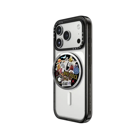 ONE PIECE 25th Straw Hat Crew Sticker Snappy Grip Stand