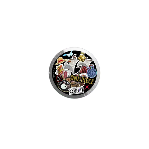 ONE PIECE 25th Straw Hat Crew Sticker Snappy Grip Stand