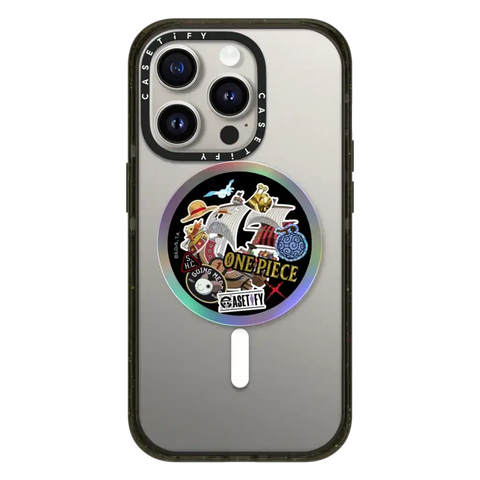 ONE PIECE 25th Straw Hat Crew Sticker Snappy Grip Stand