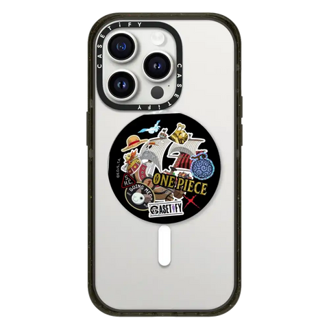 ONE PIECE 25th Straw Hat Crew Sticker Snappy Grip Stand