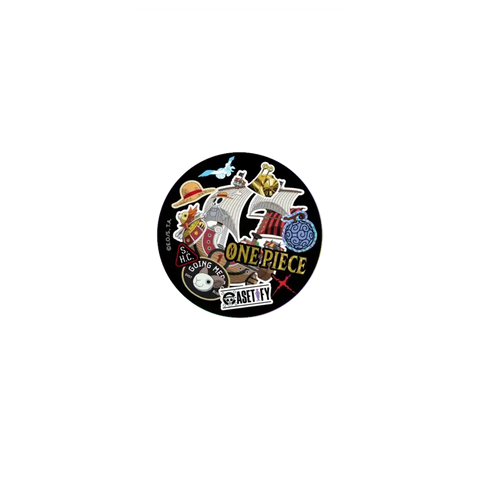 ONE PIECE 25th Straw Hat Crew Sticker Snappy Grip Stand