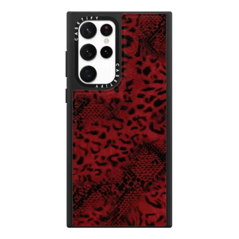 Dark Red Leopard