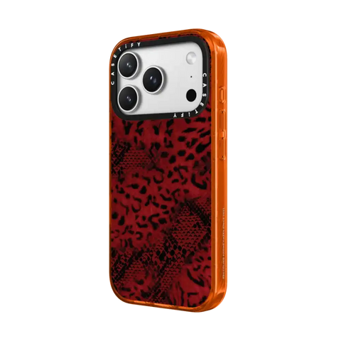 Dark Red Leopard