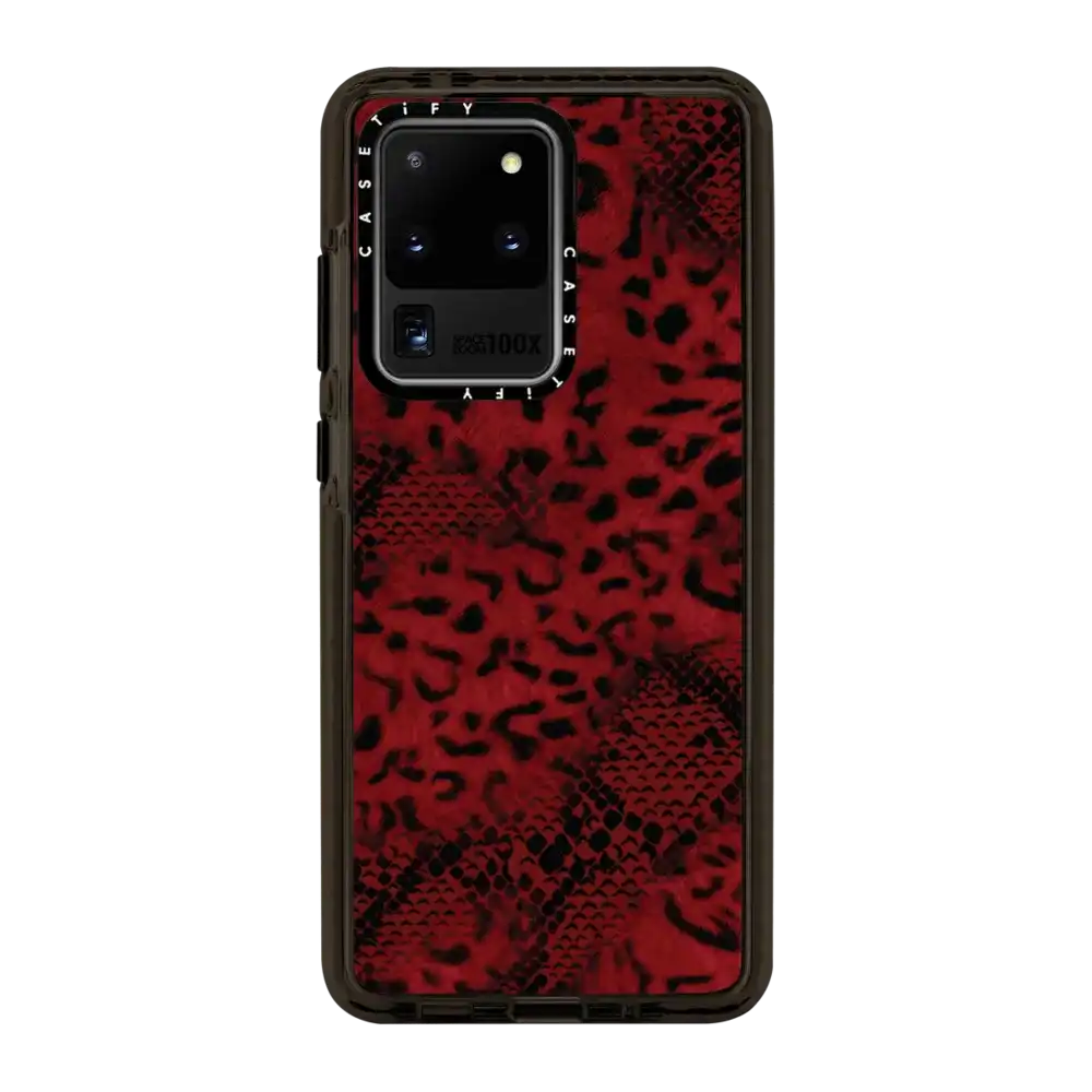 Dark Red Leopard