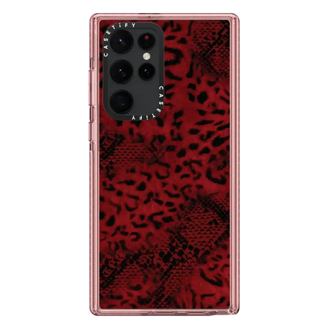 Dark Red Leopard
