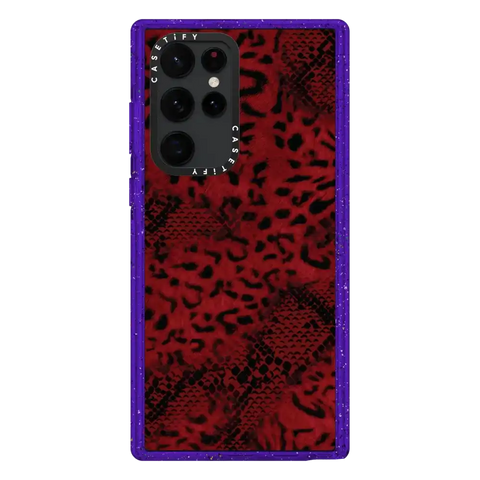 Dark Red Leopard