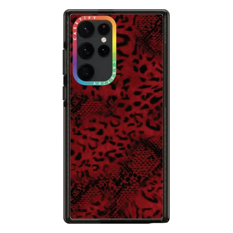 Dark Red Leopard