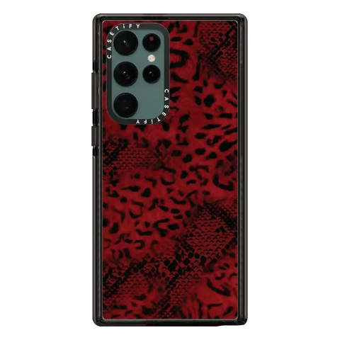 Dark Red Leopard