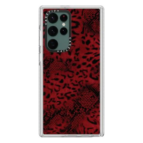 Dark Red Leopard