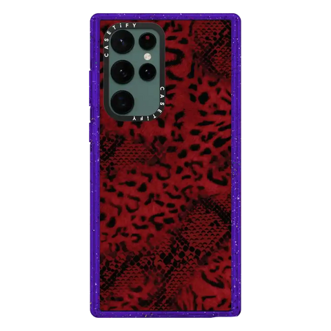 Dark Red Leopard