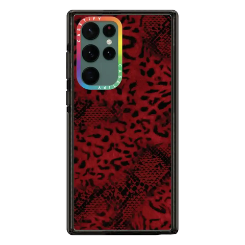 Dark Red Leopard