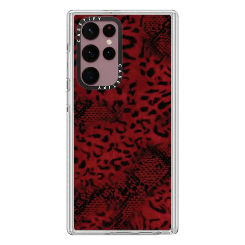 Dark Red Leopard