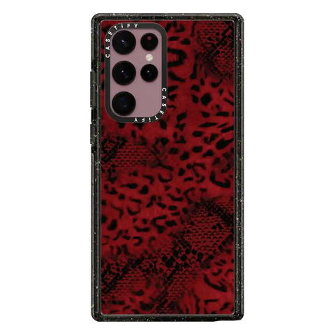 Dark Red Leopard