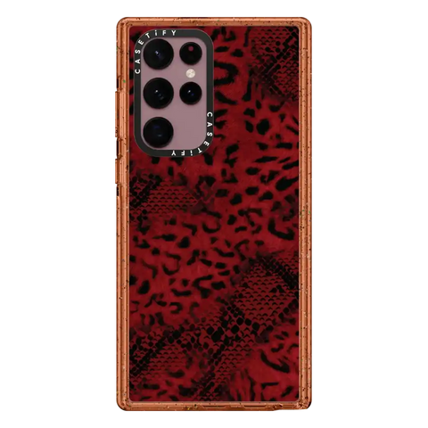 Dark Red Leopard