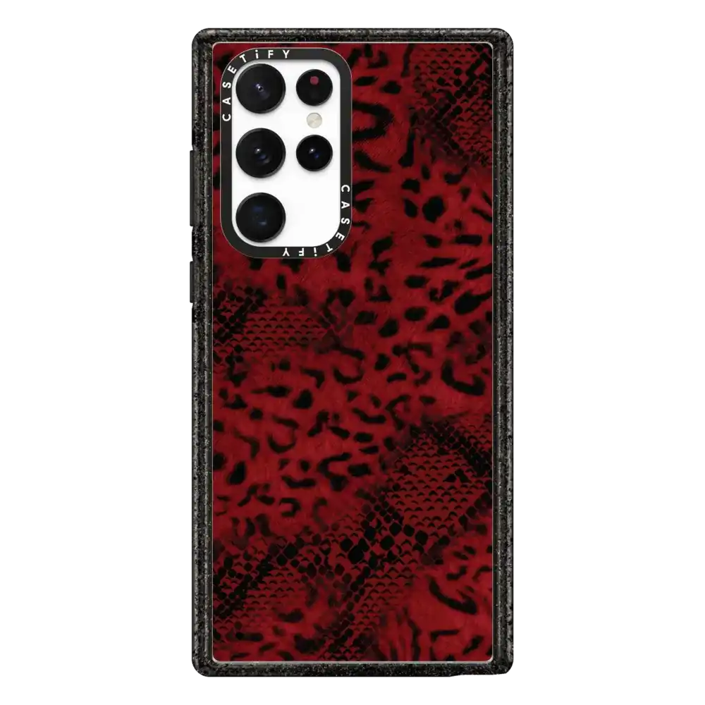 Dark Red Leopard