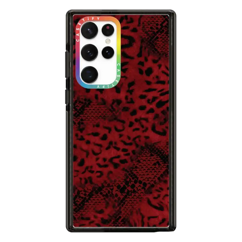 Dark Red Leopard