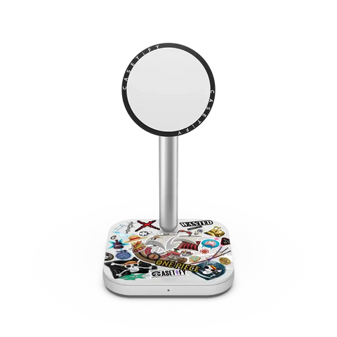 ONE PIECE 25th Straw Hat Crew Sticker 2-in-1 Charging Stand