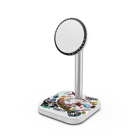 ONE PIECE 25th Straw Hat Crew Sticker 2-in-1 Charging Stand