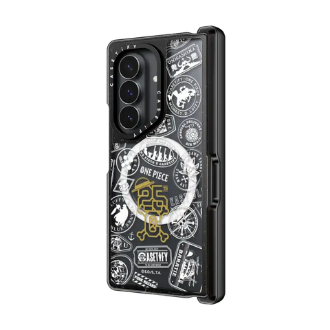 ONE PIECE 25th Chronicle Stamp Case (Matte Black)