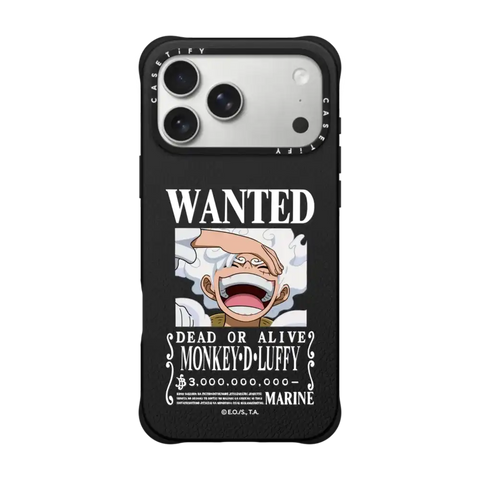 WANTED Luffy Case (Matte Black)