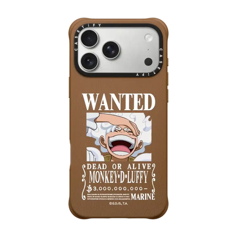 WANTED Luffy Case (Matte Black)