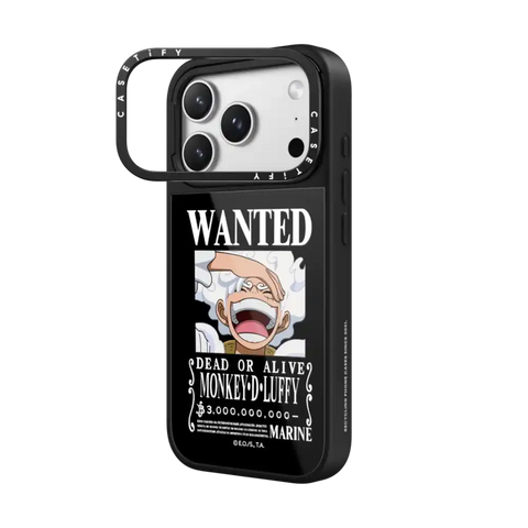 WANTED Luffy Case (Matte Black)