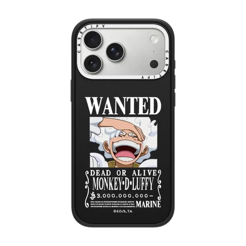 WANTED Luffy Case (Matte Black)