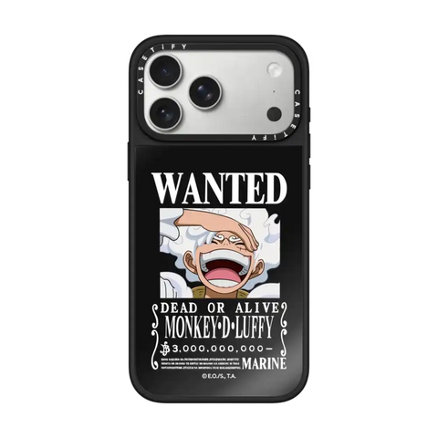 WANTED Luffy Case (Matte Black)