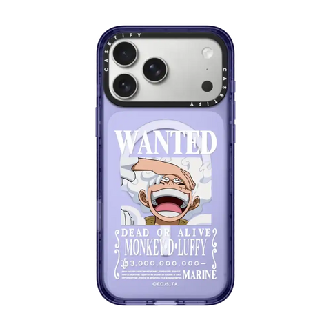 WANTED Luffy Case (Matte Black)