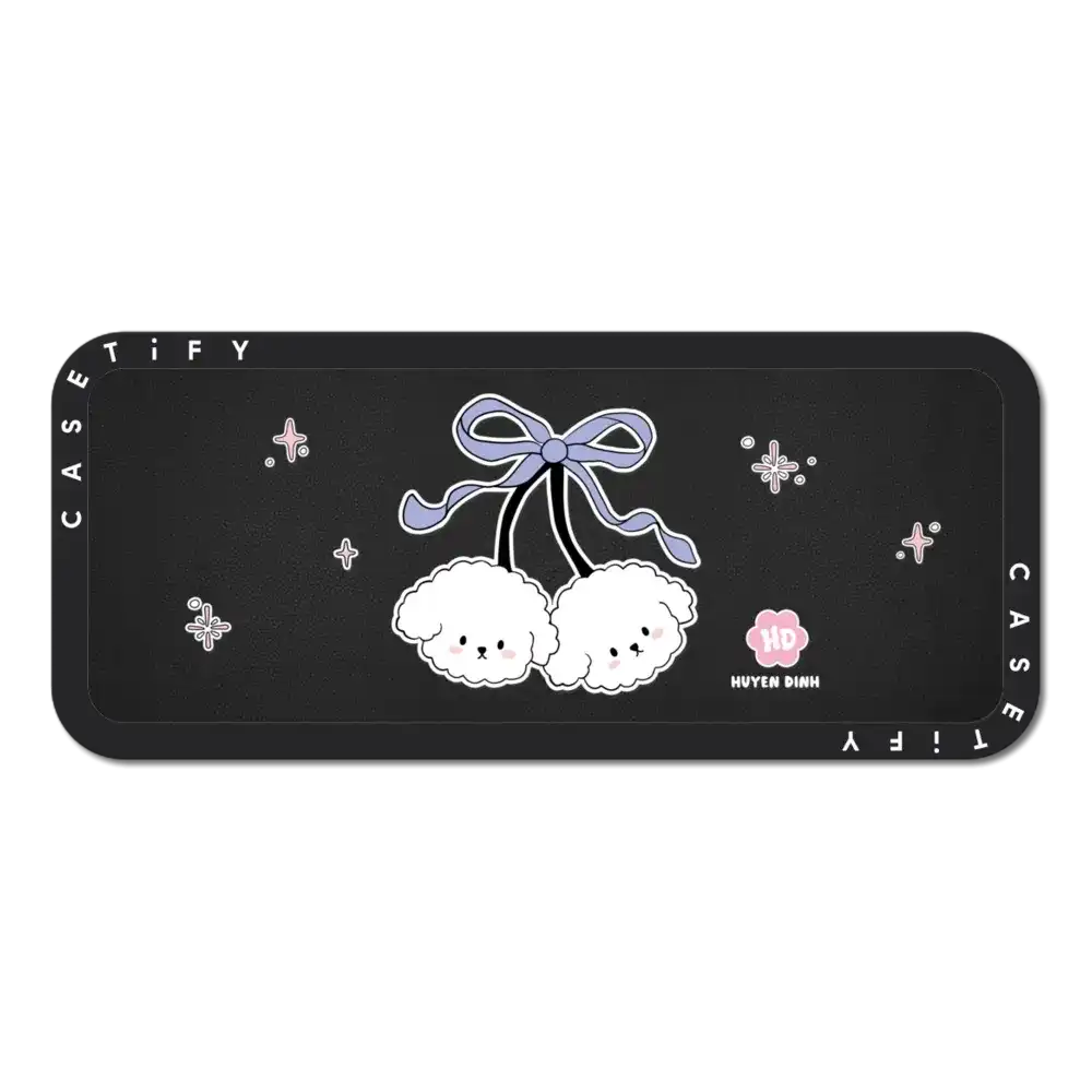 Bibo Bichon Cherry with Bow