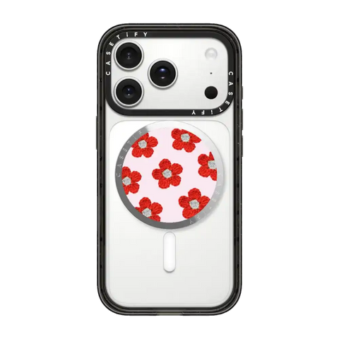 Crochet Flowers - Red