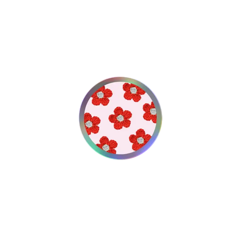 Crochet Flowers - Red