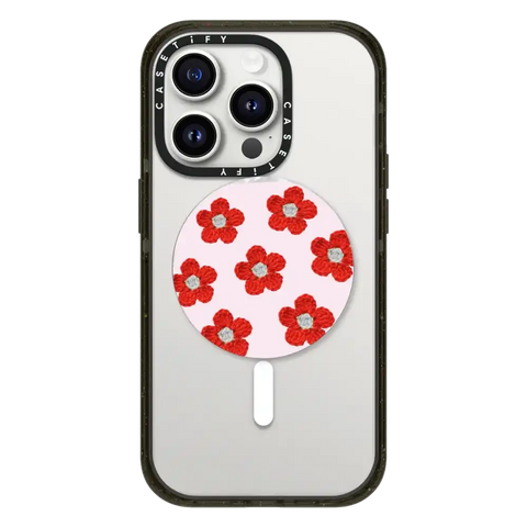 Crochet Flowers - Red