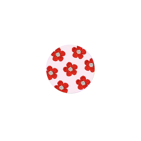 Crochet Flowers - Red