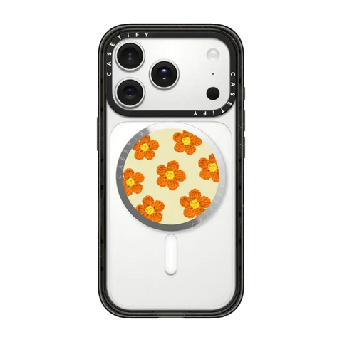 Crochet Flowers - Orange