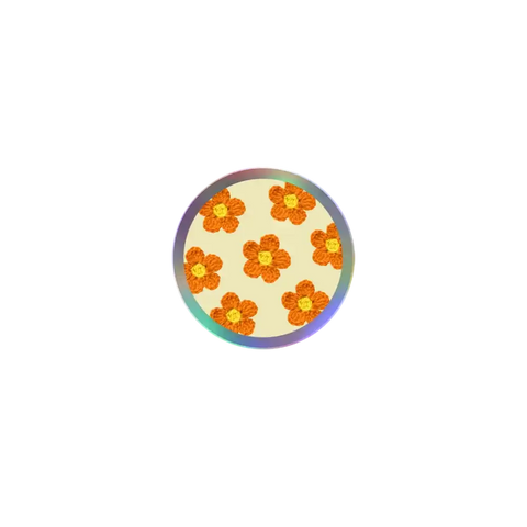 Crochet Flowers - Orange