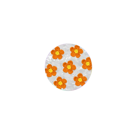 Crochet Flowers - Orange