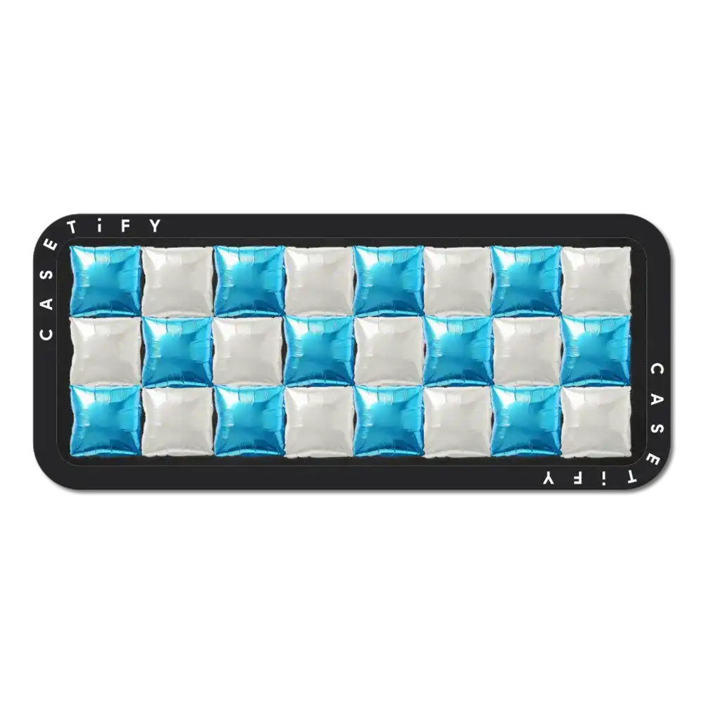 Balloon Checkers - Sky Blue