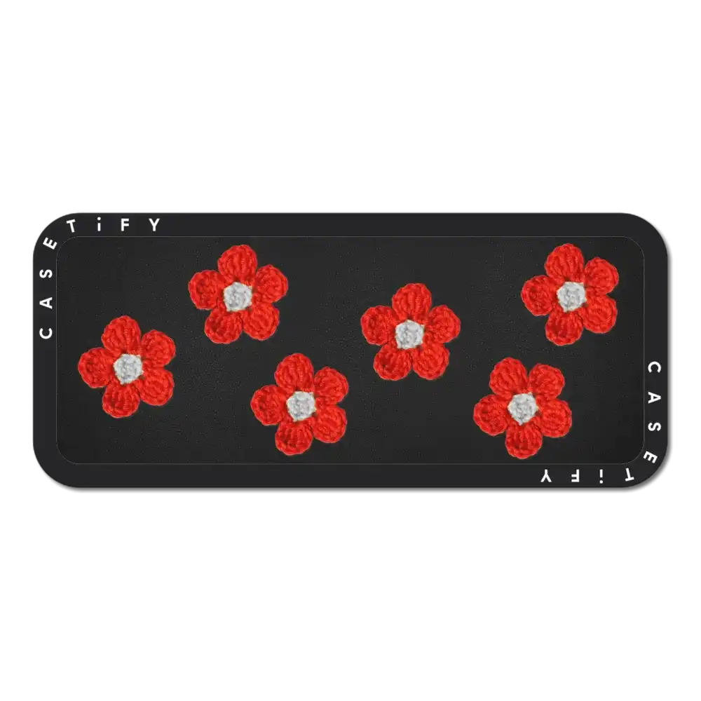 Crochet Flowers - Red