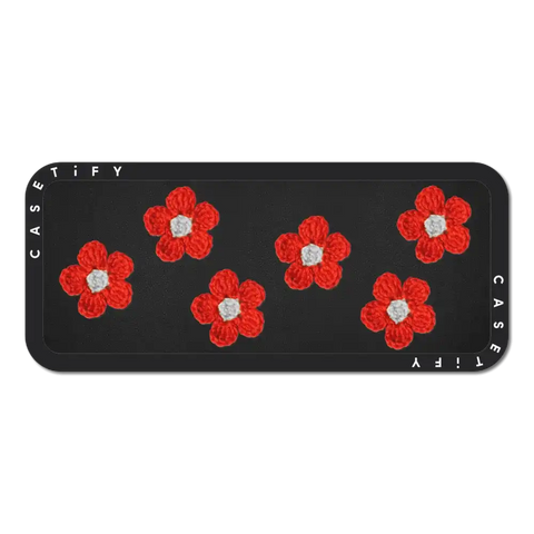 Crochet Flowers - Red